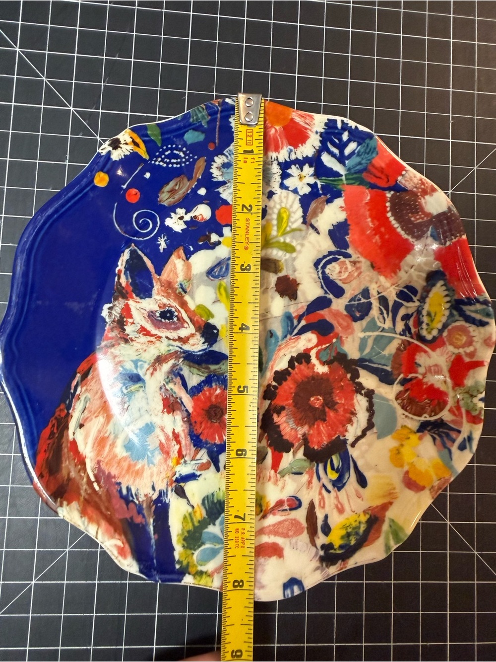 Anthropologie Starla M. Halfmann Fox and Hare Plate - stunning - Picture 3 of 4